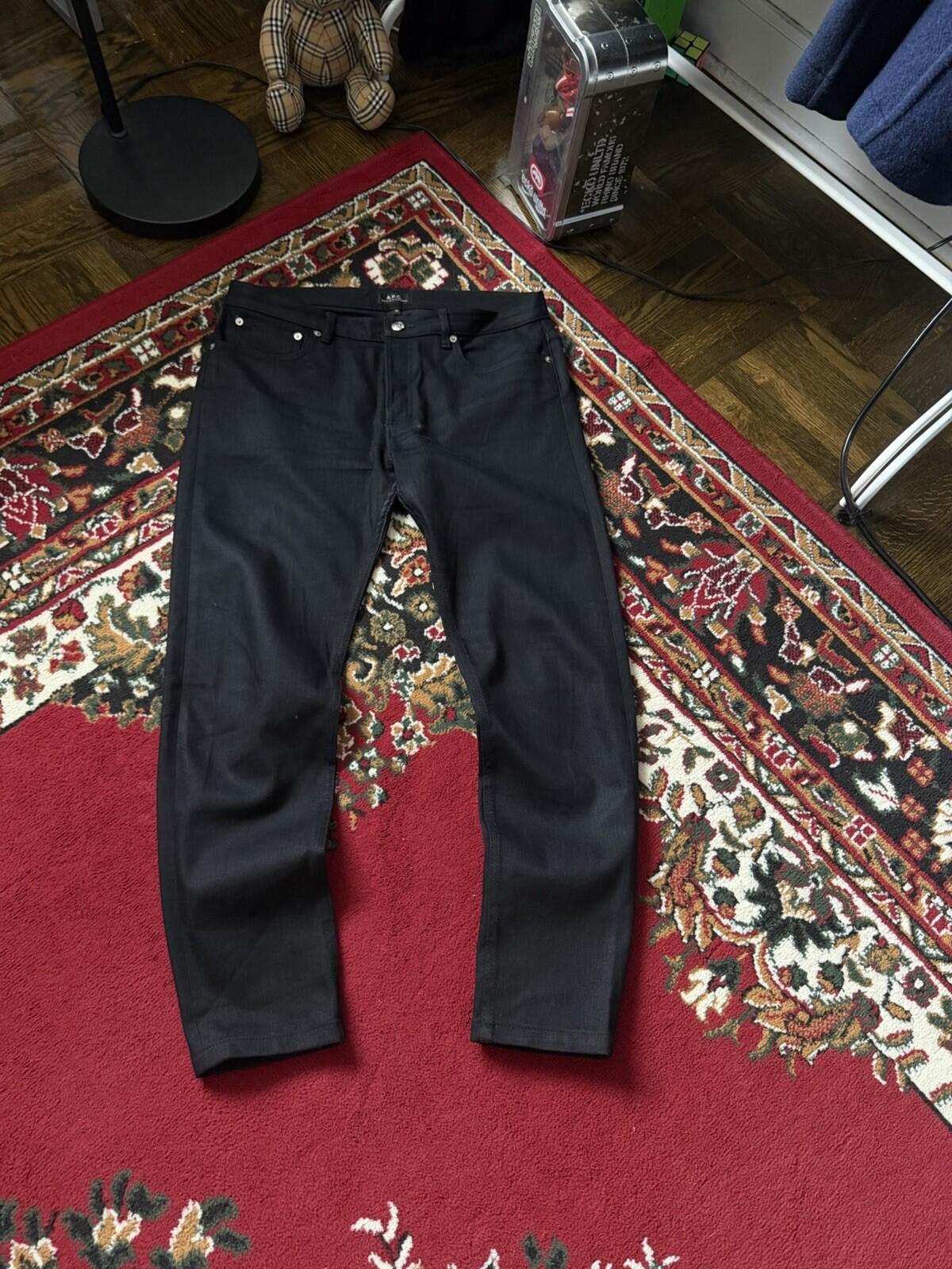 APC Petit New Standart Black Jeans Size 32