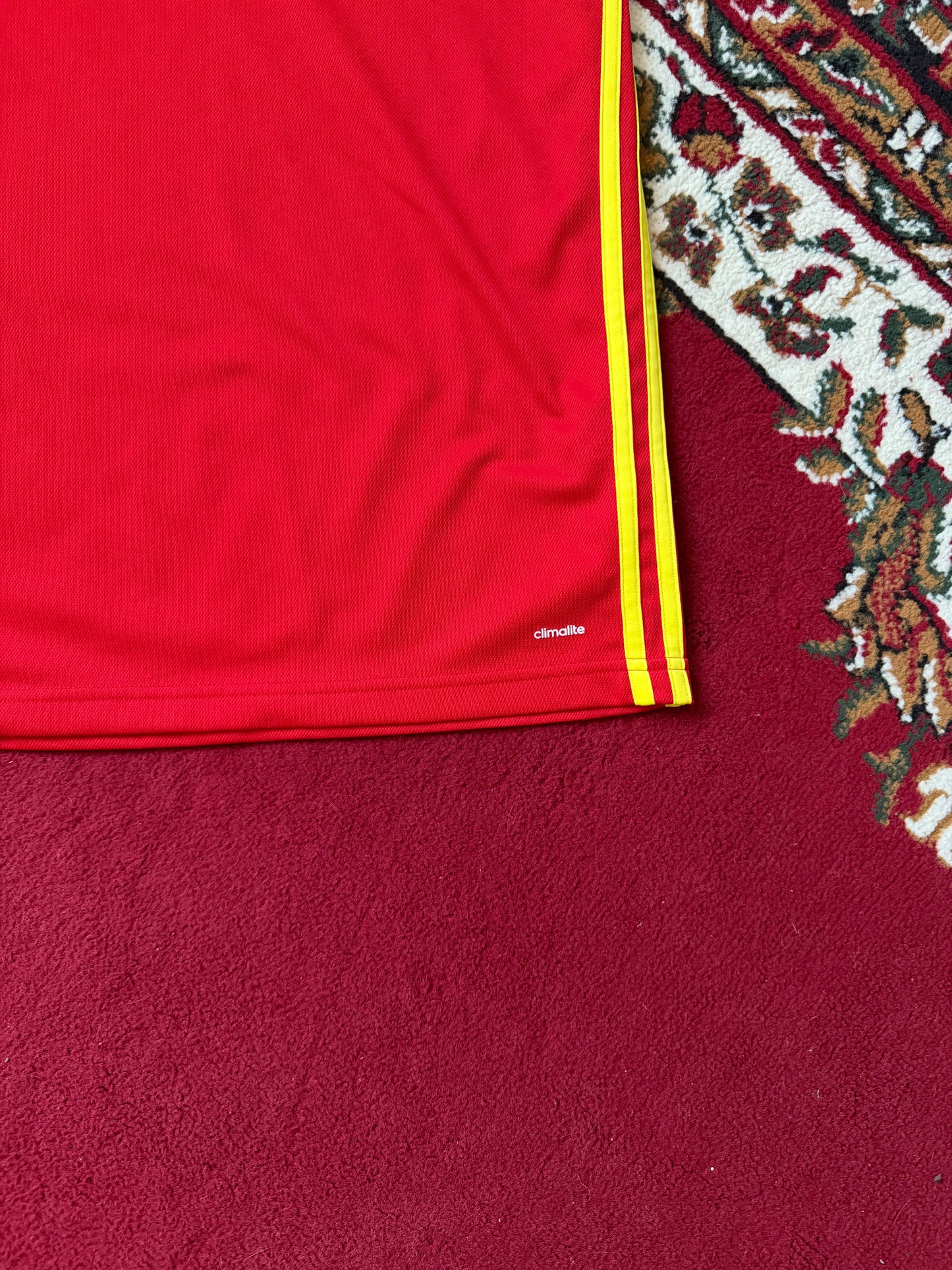 Spain Adidas Football / Soccer Jersey Red
