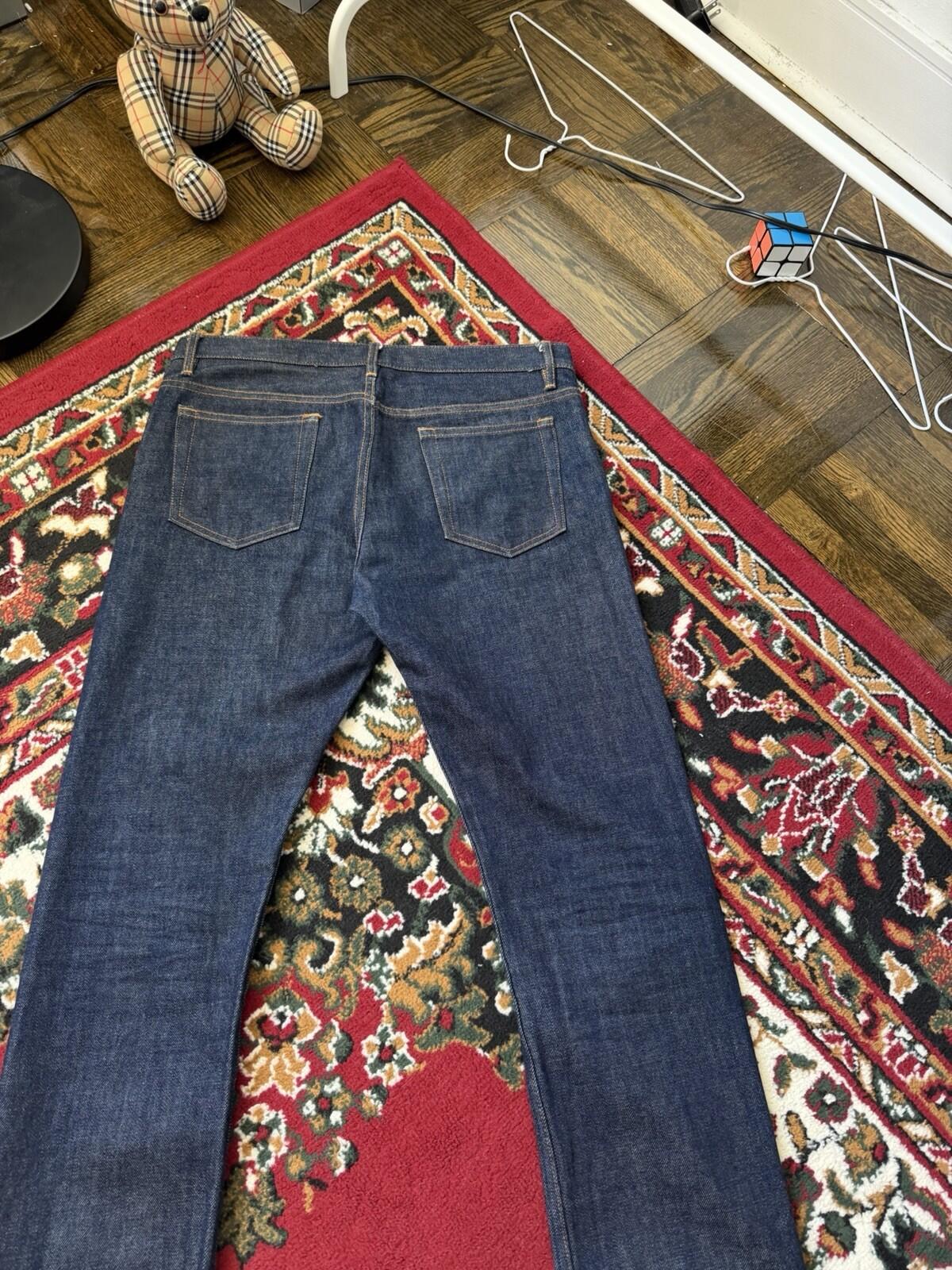 A.P.C. Petite Standard Jean Droit Etroit Size 31 Selvedge Indigo Denim APC