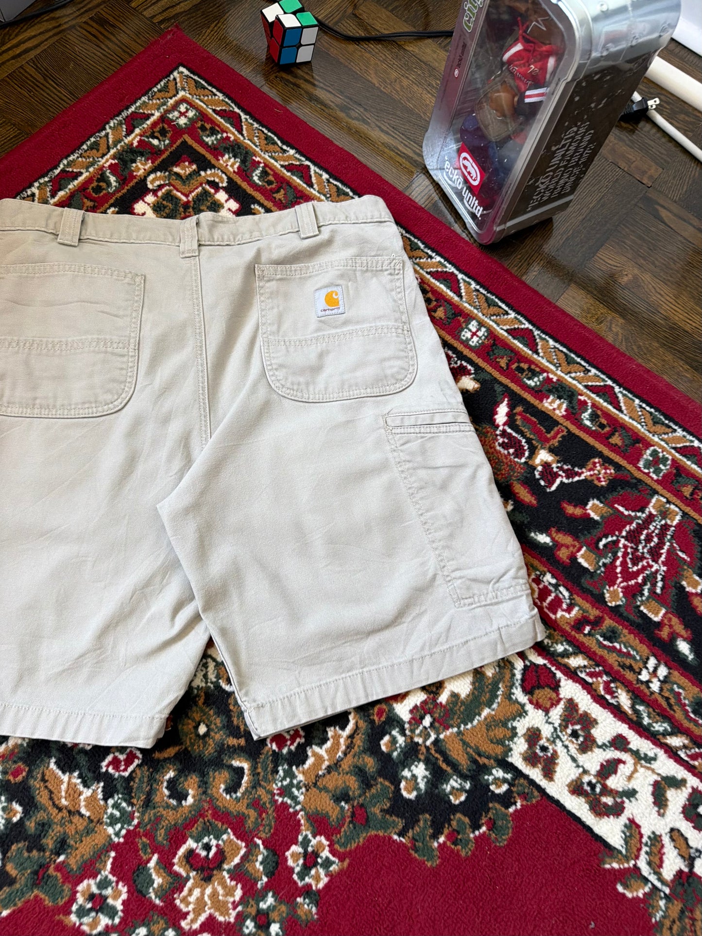 Carhartt Canvas Relaxed Fit Distressed Shorts