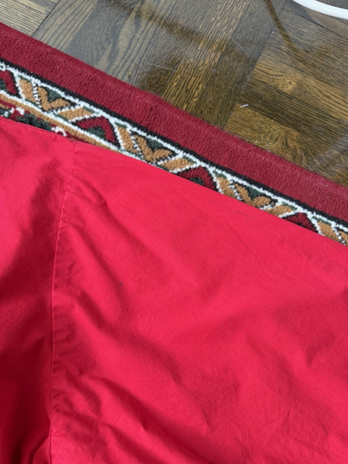 Vtg Lacoste Jacket Mens XLarge Red Bomber Harrington Preppy 90s