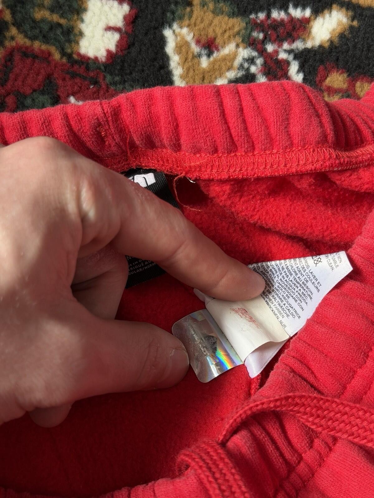 Supreme x The North Face Bandana Red Sweatpants Size M