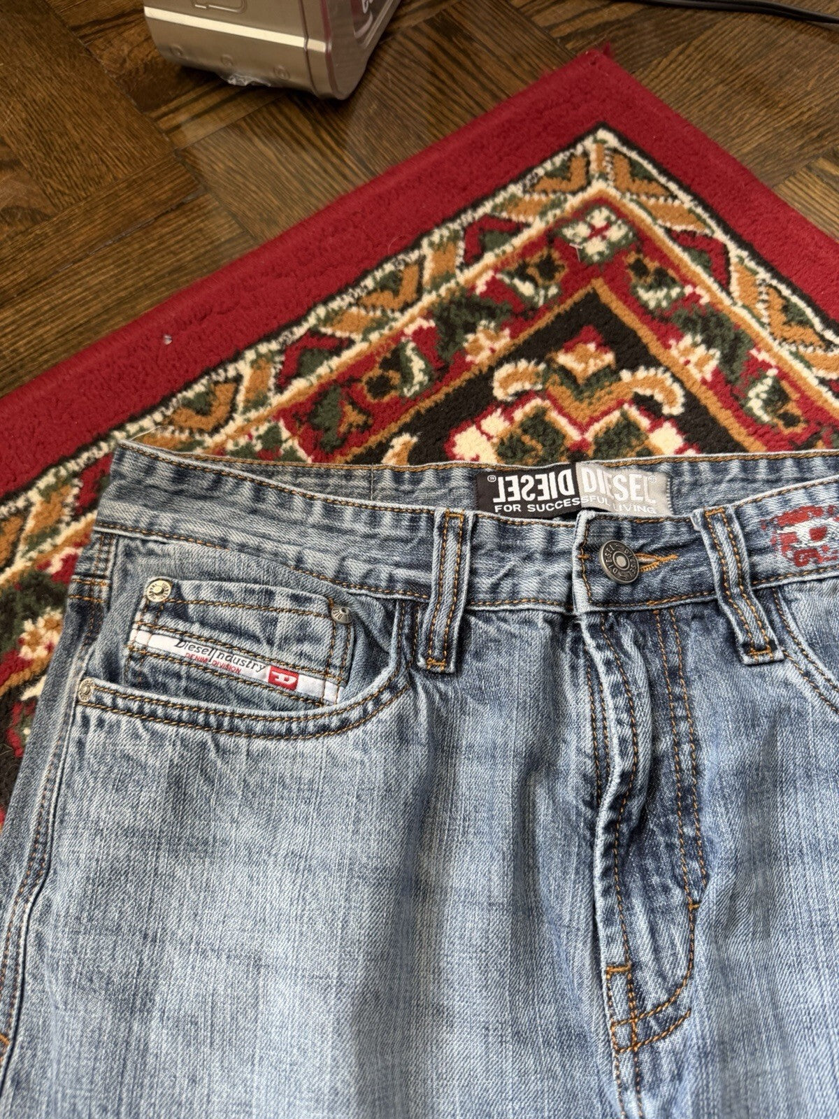 Diesel Washed Jeans Bootcut Jeans Size 34 Flared