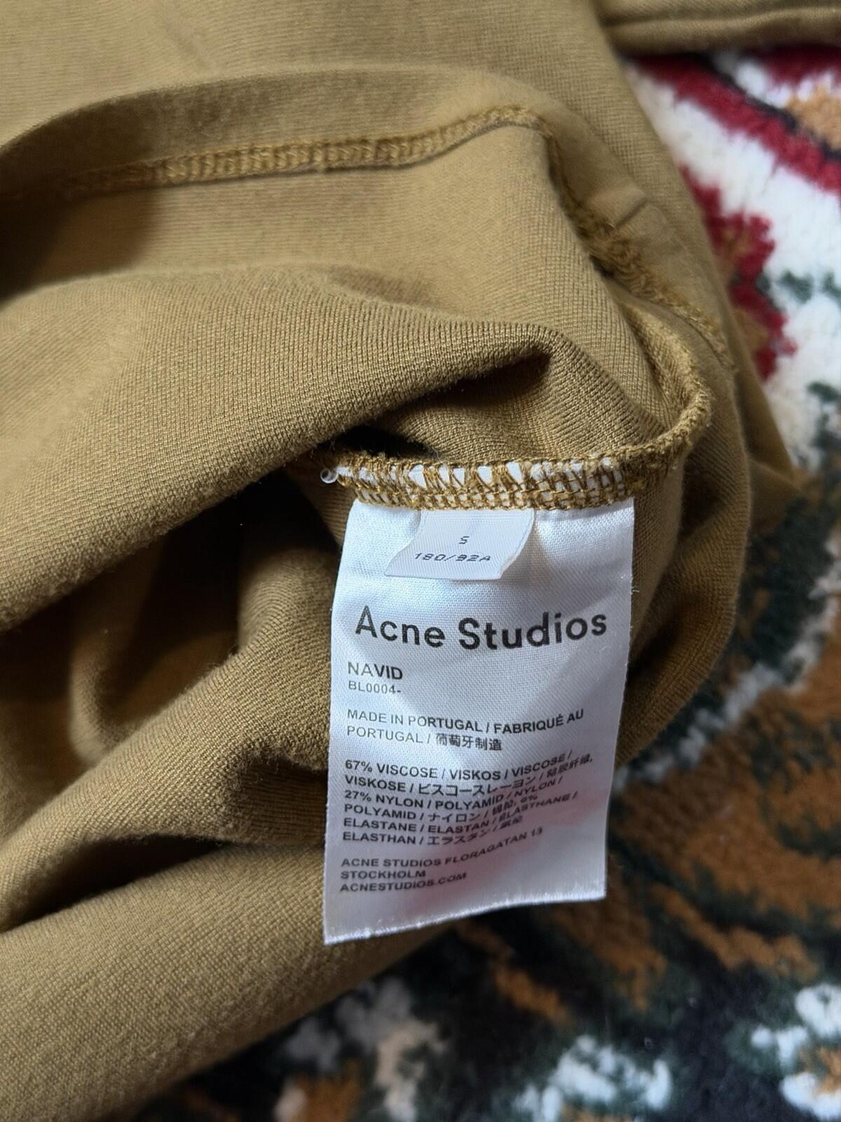 Acne Studios Navid S/S T-Shirt Brown Size Small