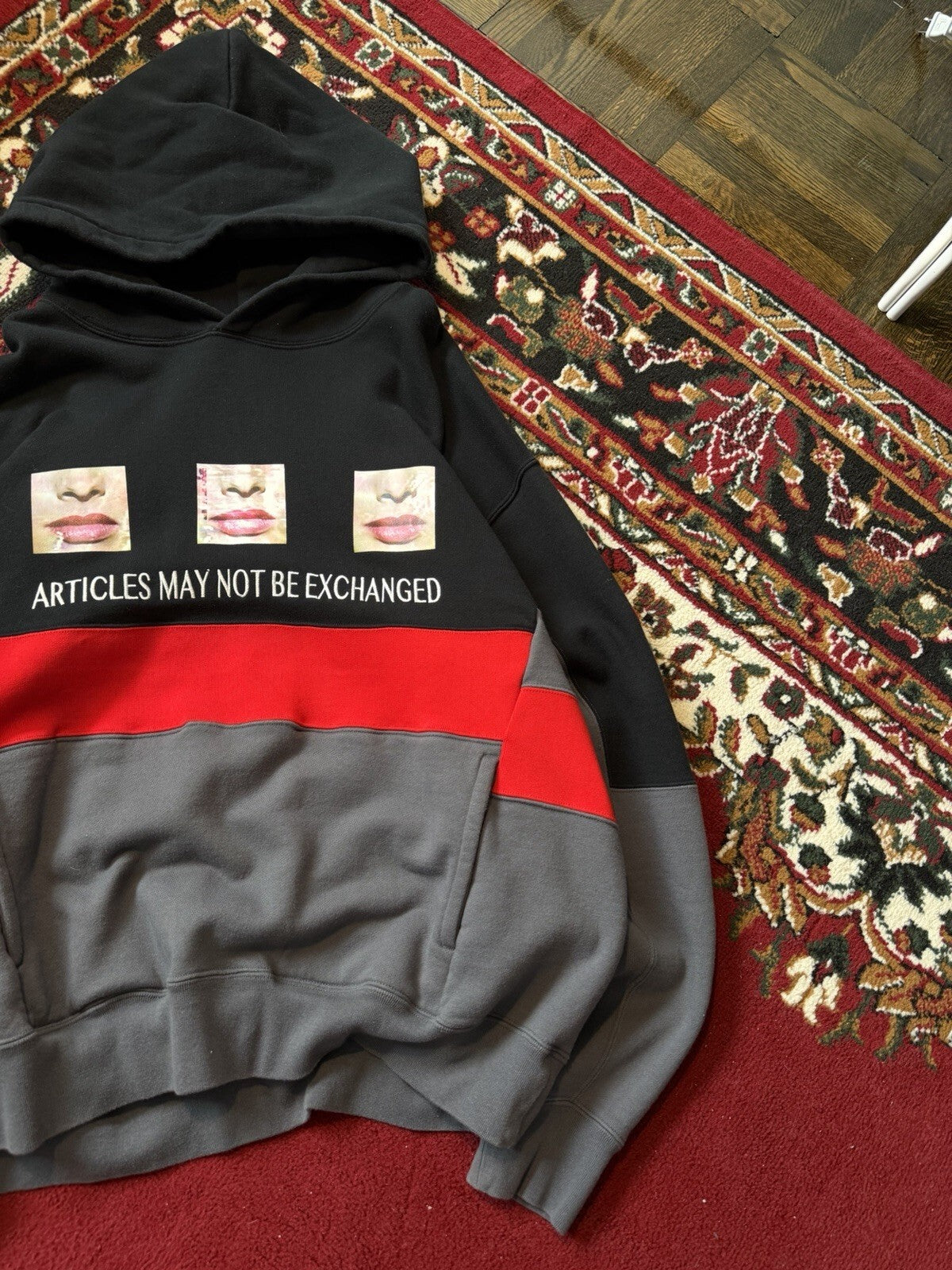 Cav Empt Policy "Articles May Not Be Exchanged" Heavy Hoodie - Size XL