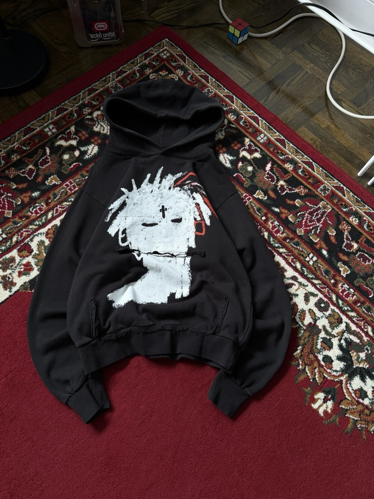 21 Savage American Dream Tour Black Hoodie Dagger Size S