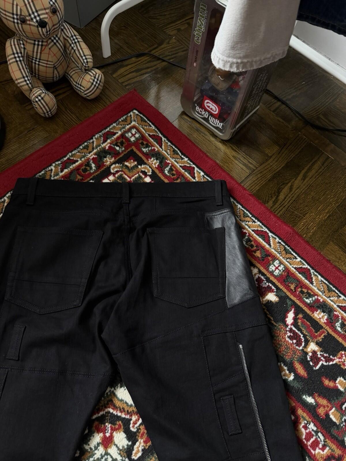 Alexander McQueen All Over Zip Black Slim Jeans - EU 52 Denim Pants