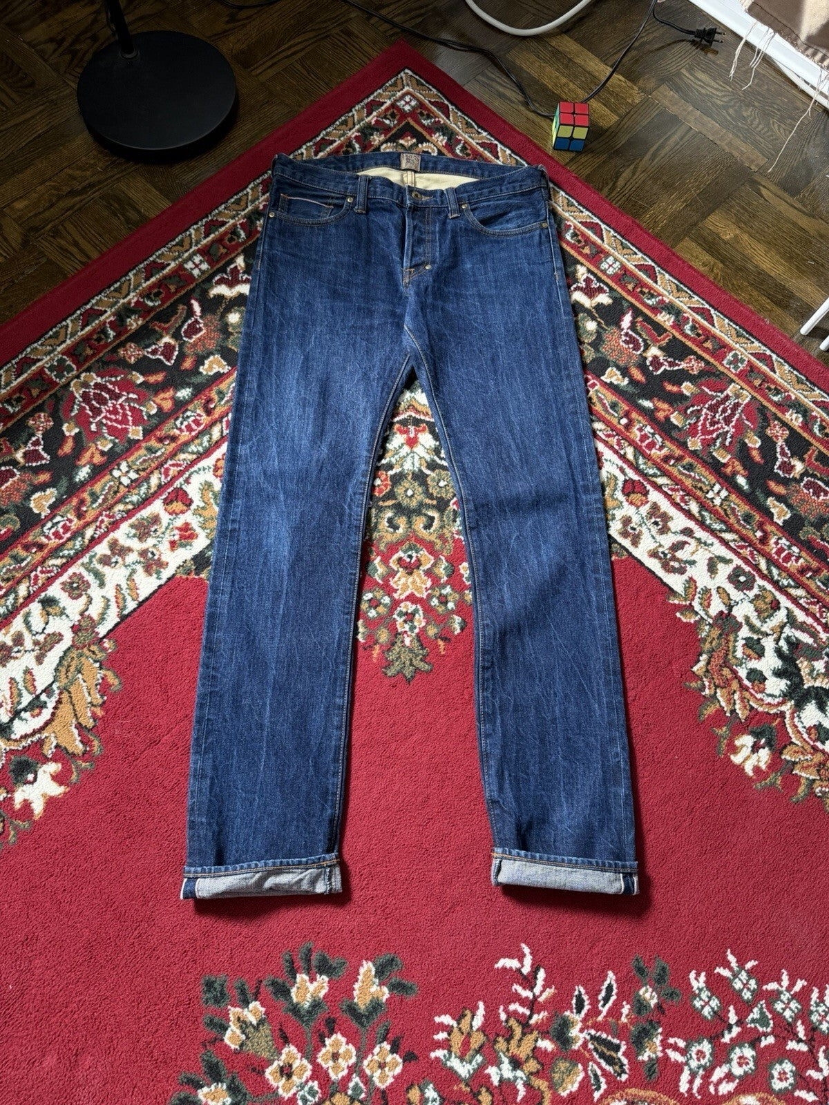 PRPS Selvedge Denim Jeans Janpanese Distressed Cotton Men's 33