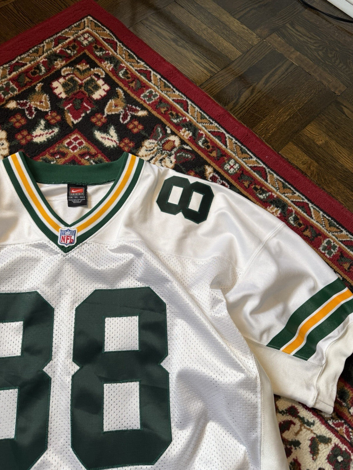 Bubba Franks #88 Green Bay Packers Jersey White Men’s 3XL(56)