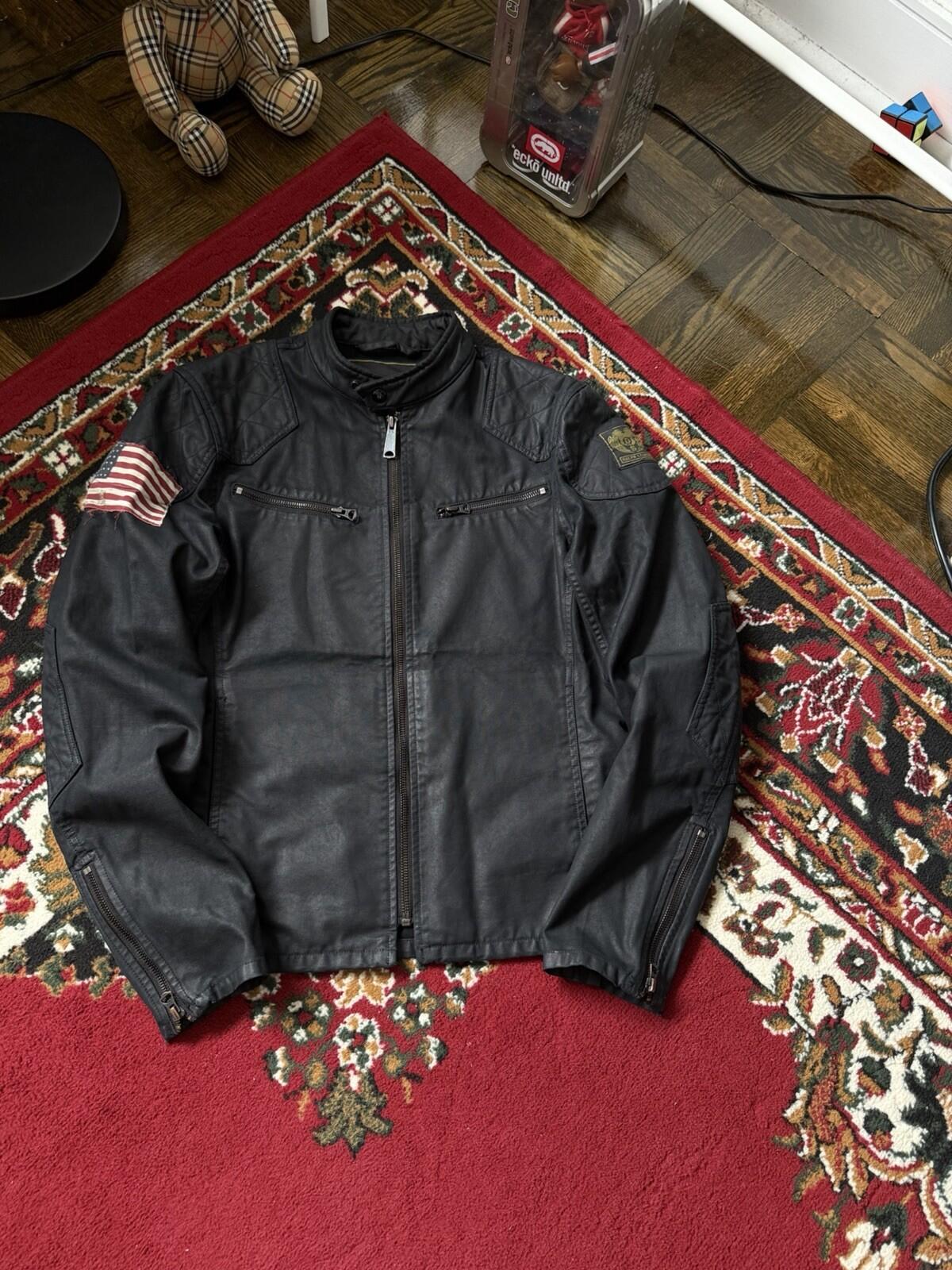 Polo Ralph Lauren Denim & Supply Waxed Cotton Black Jacket