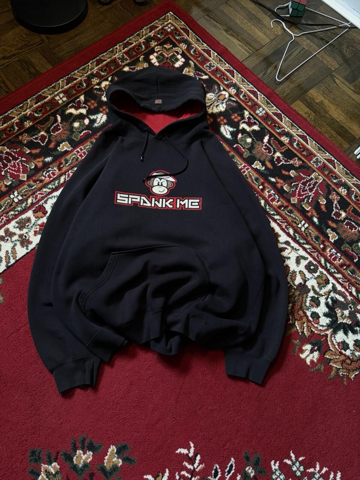 Y2K Randy Rivers Skateboarding "Spank Me " Monkey Vintage Hoodie 90s