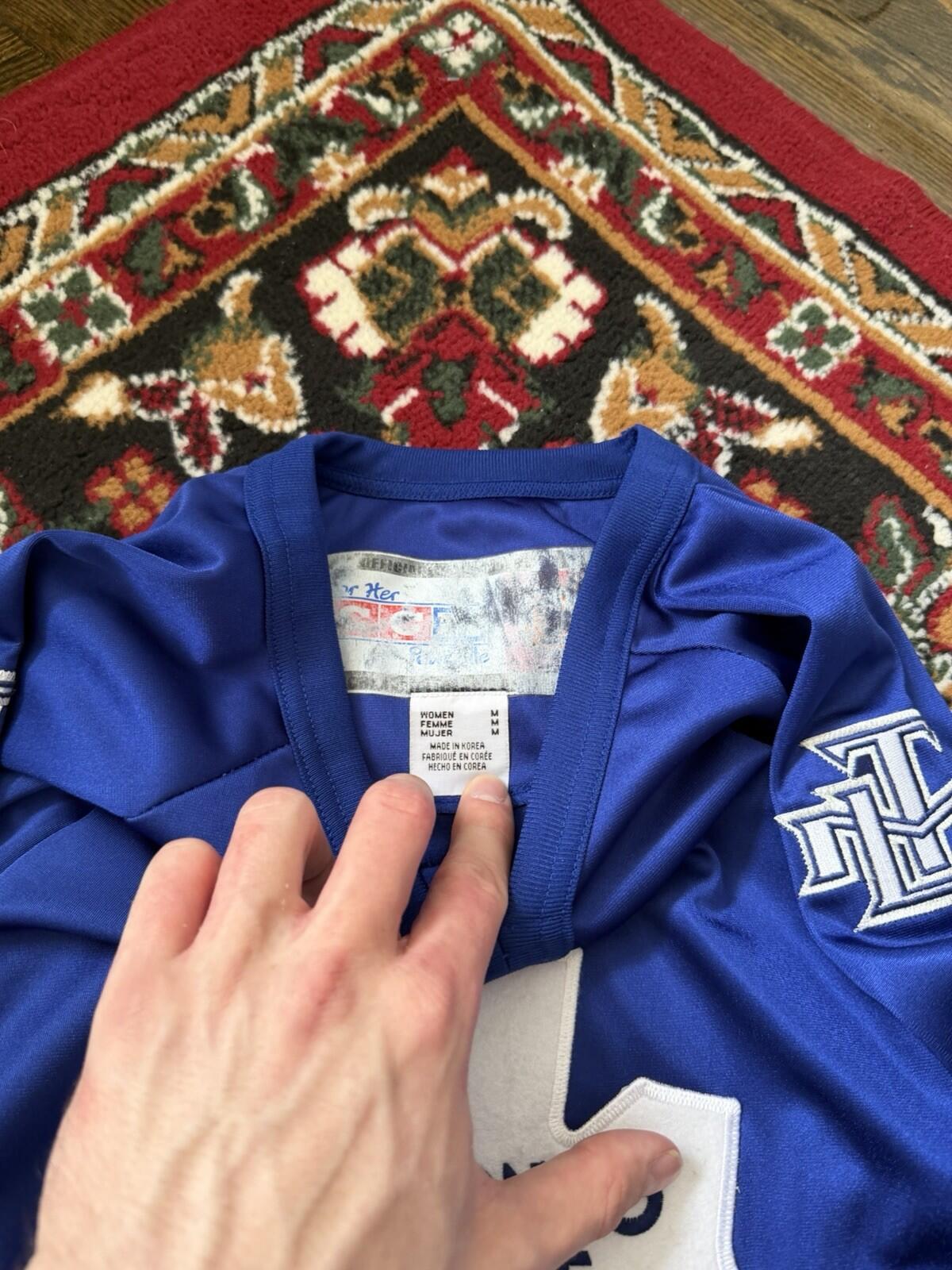 Toronto Maple Leafs CCM For Her Womens Hockey Jersey Official Size M