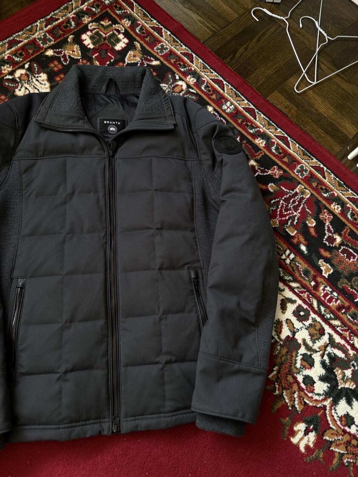 Canada Goose Branta 2721M Down Hybrid Jacket Men's Large Black Made in Canada