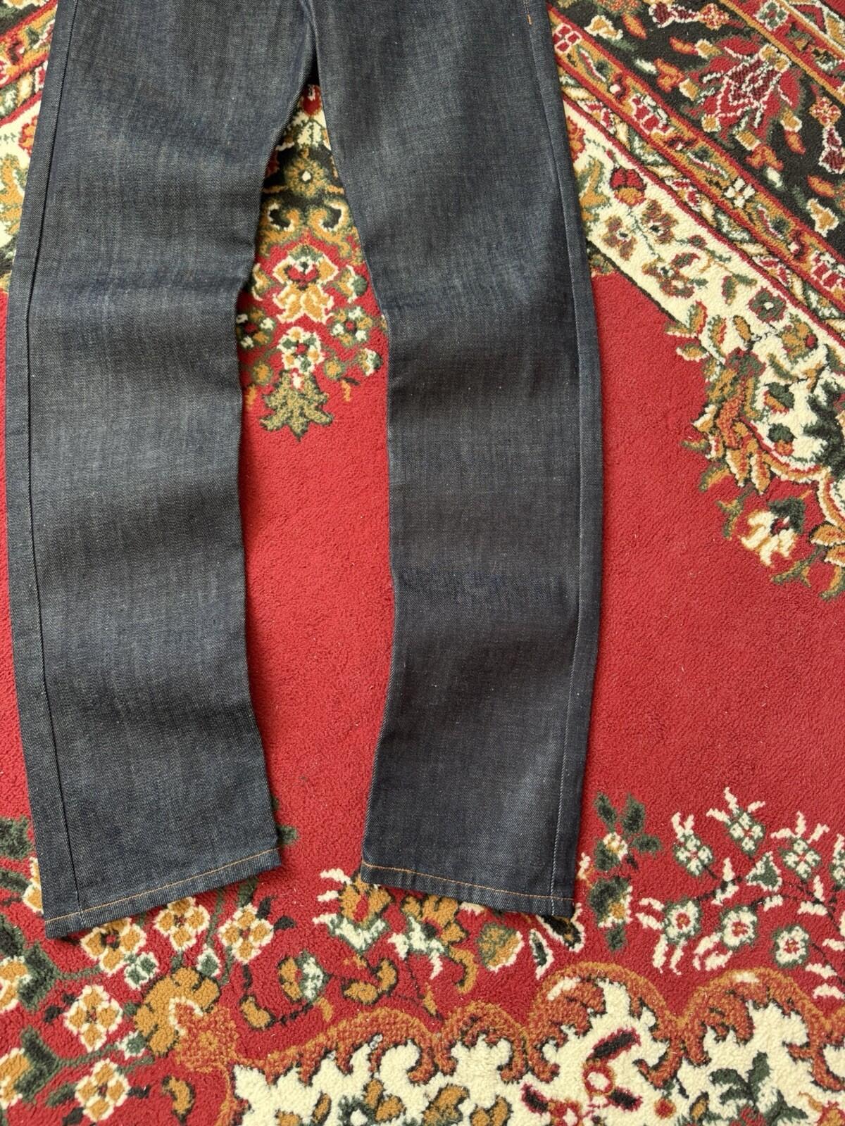 Naked & Famous Jeans Mens 31 Weird Guy Japanese Dark Indigo Organic Cotton