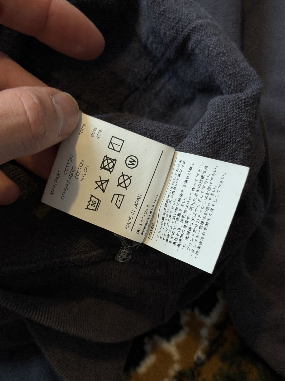 Neighborhood Japan Light-S Cargo Pockets Sweatshirt Size M Made In Japan