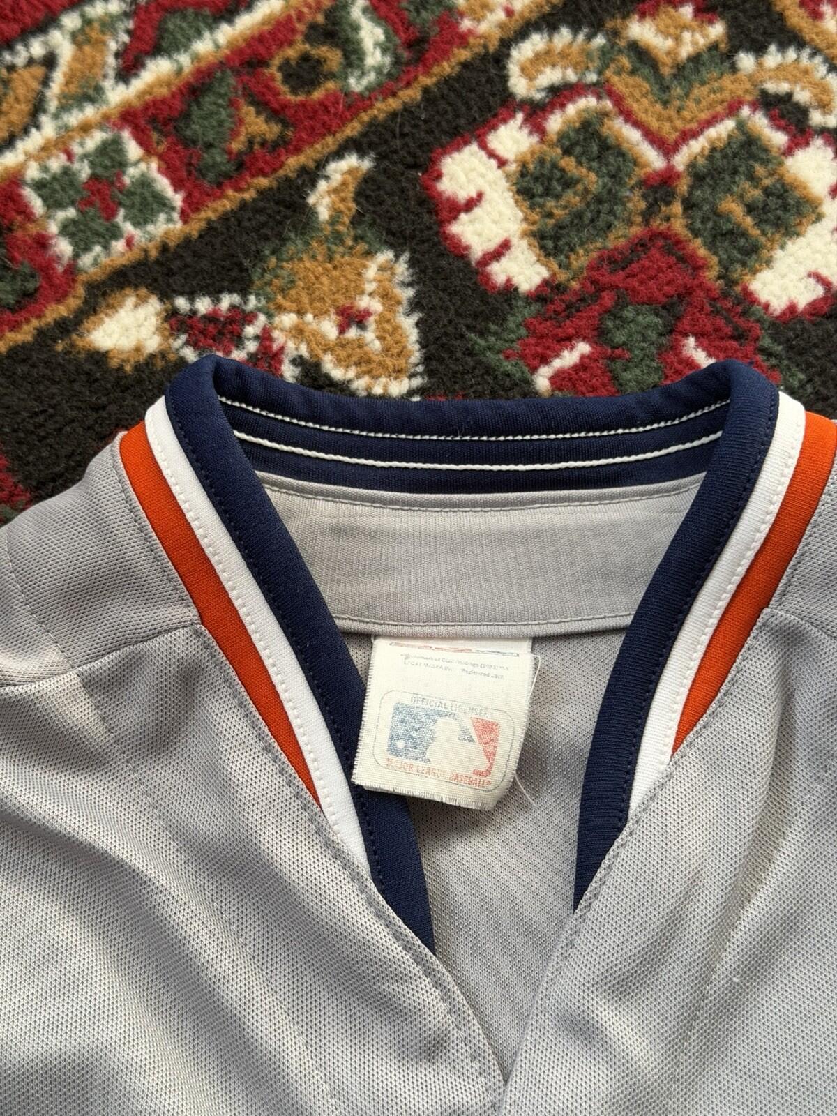 Vintage 80s CCM Detroit Tigers Jersey XXL Gray Road Script MLB Sewn 90s