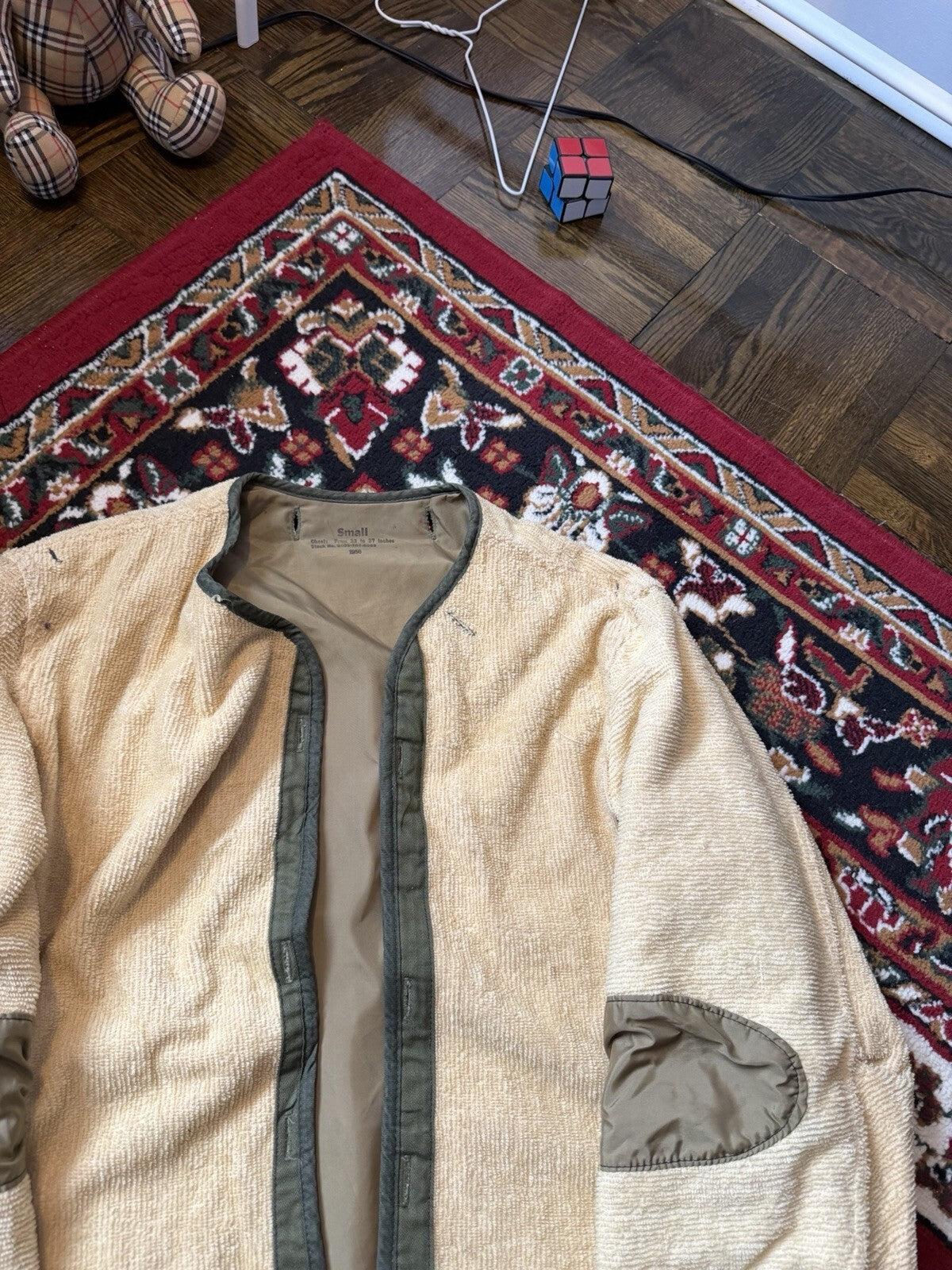 Rare VTG U.S. Army Korean War Era 1956 Field Jacket Liner ONLY 50s