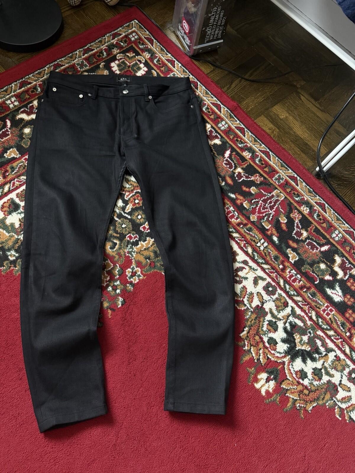 APC Petit New Standart Black Jeans Size 32