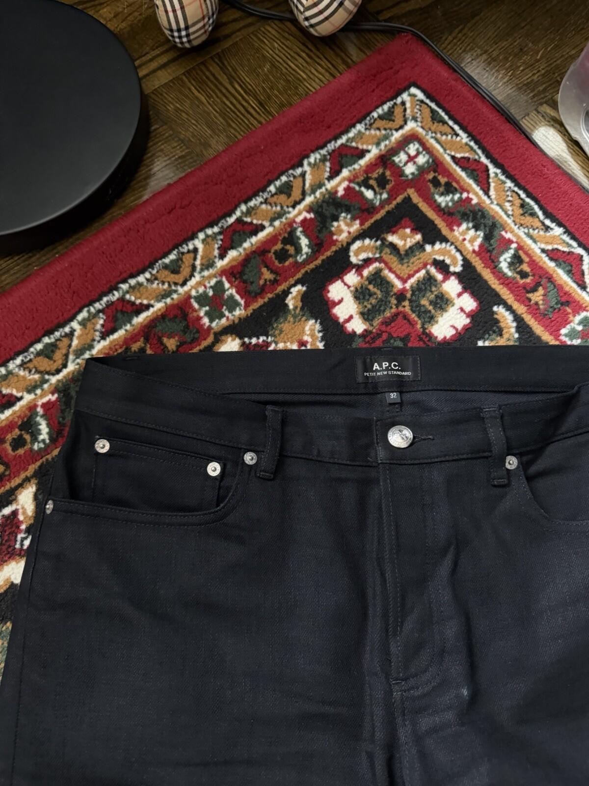 APC Petit New Standart Black Jeans Size 32