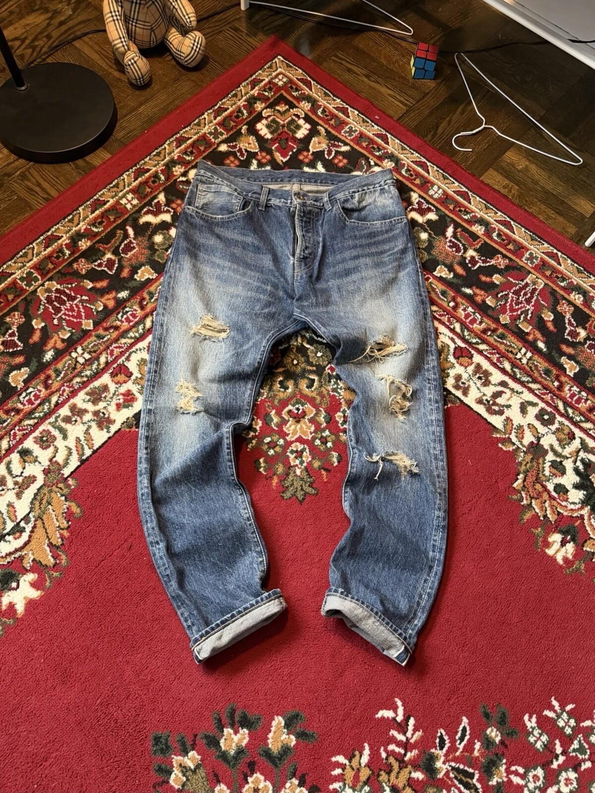 Clothsurgeon Selvedge Distressed Trashed Japanese Denim Jeans Made in Japan
