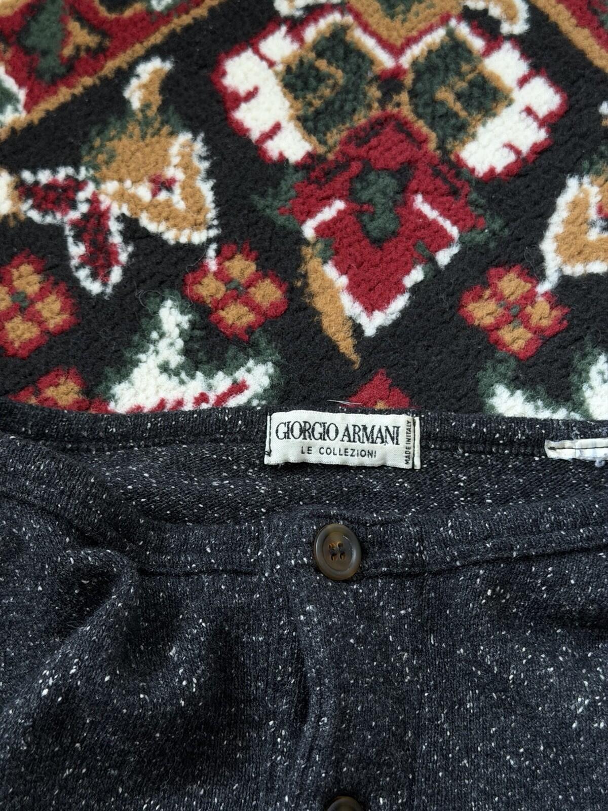 90s Giorgio Armani Le Collezione Henley Blend Vintage Sweater