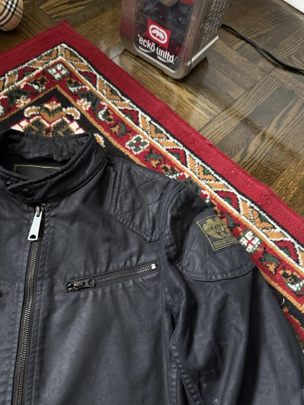 Polo Ralph Lauren Denim & Supply Waxed Cotton Black Jacket