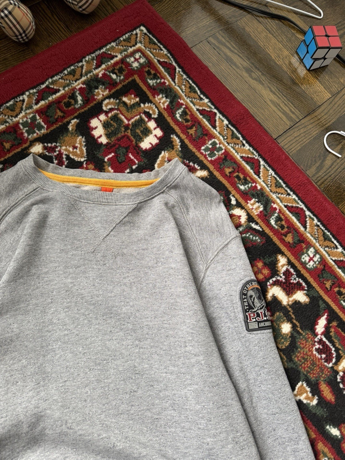 Parajumpers Active Outdoor K2 Sweatshirt Mens Size S Gray