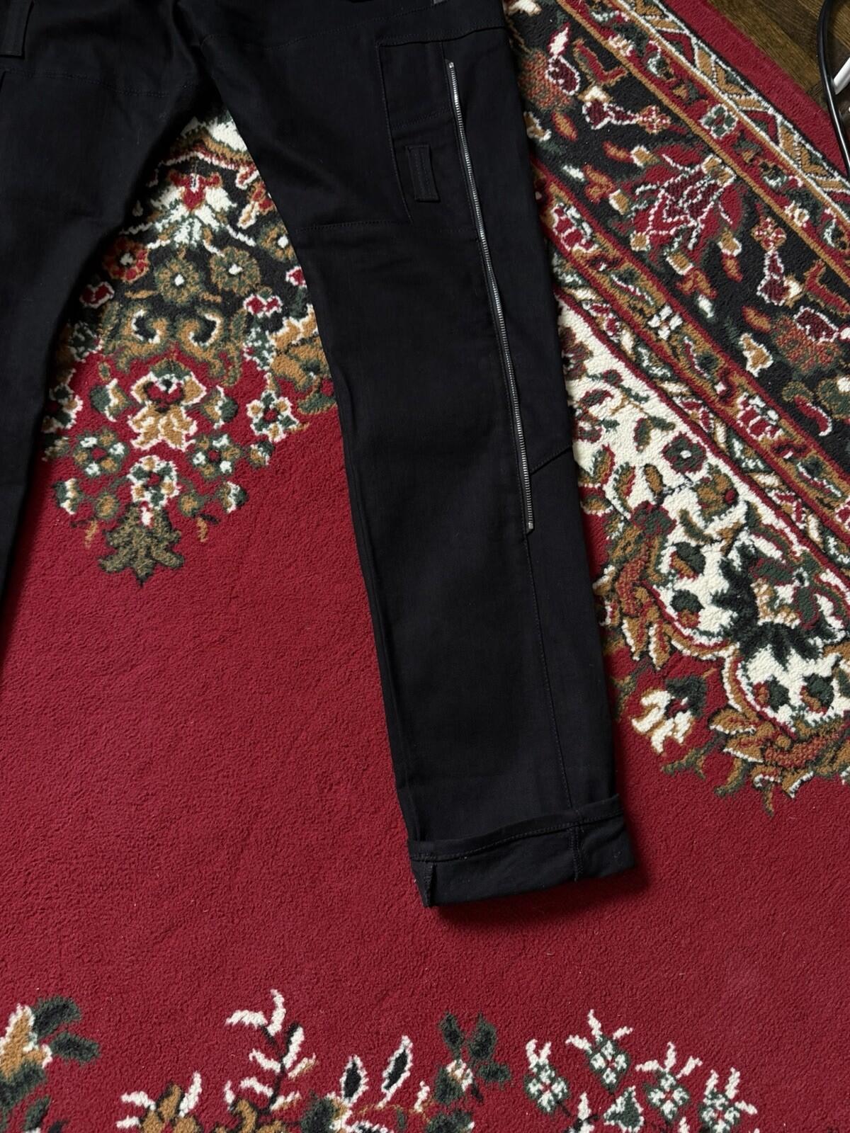 Alexander McQueen All Over Zip Black Slim Jeans - EU 52 Denim Pants
