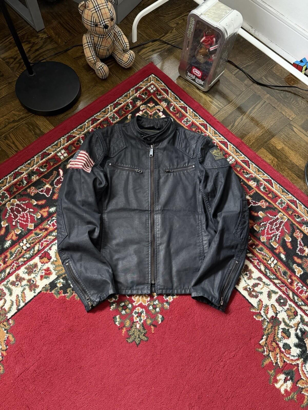 Polo Ralph Lauren Denim & Supply Waxed Cotton Black Jacket