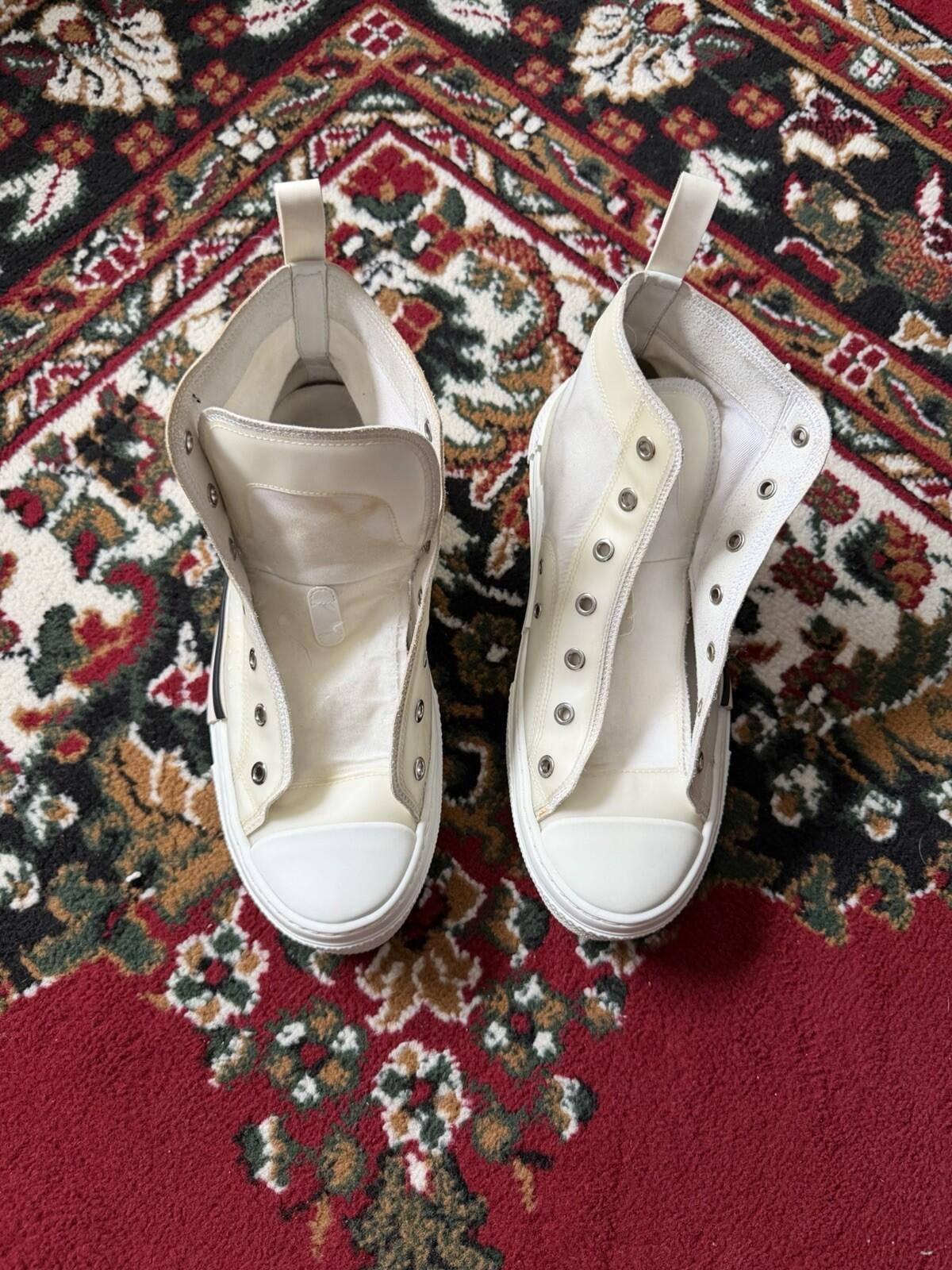 Dior B23 High Top Sneaker White Size 39 1/2