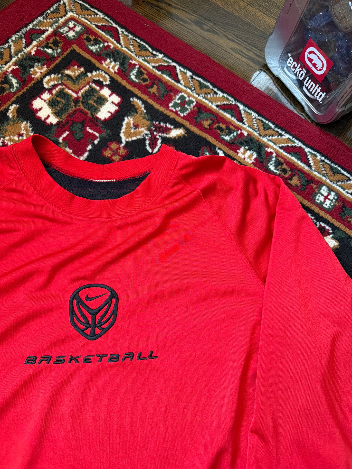 Vintage Nike Basketball Reversible 3/4 Sleeves Shirt Jersey