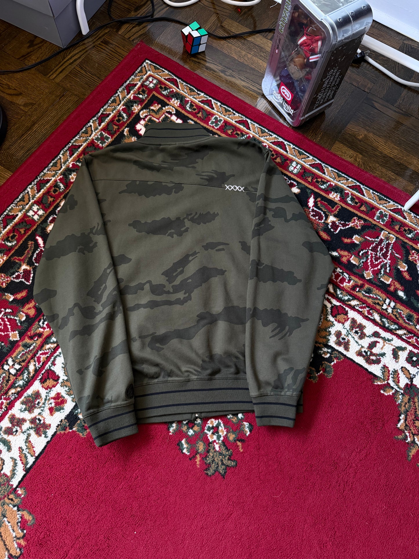 Vintage Billabong Green Track Zip Up Jacket / Sweater