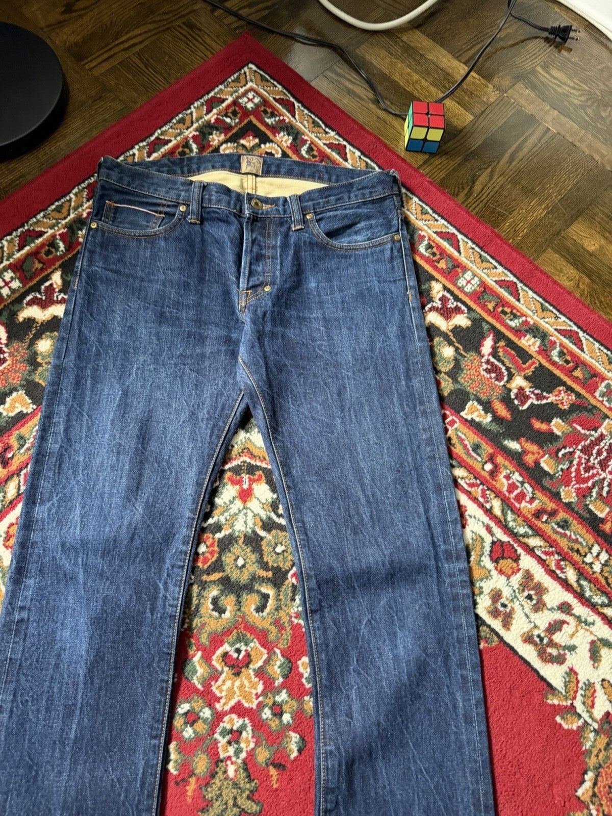 PRPS Selvedge Denim Jeans Janpanese Distressed Cotton Men's 33