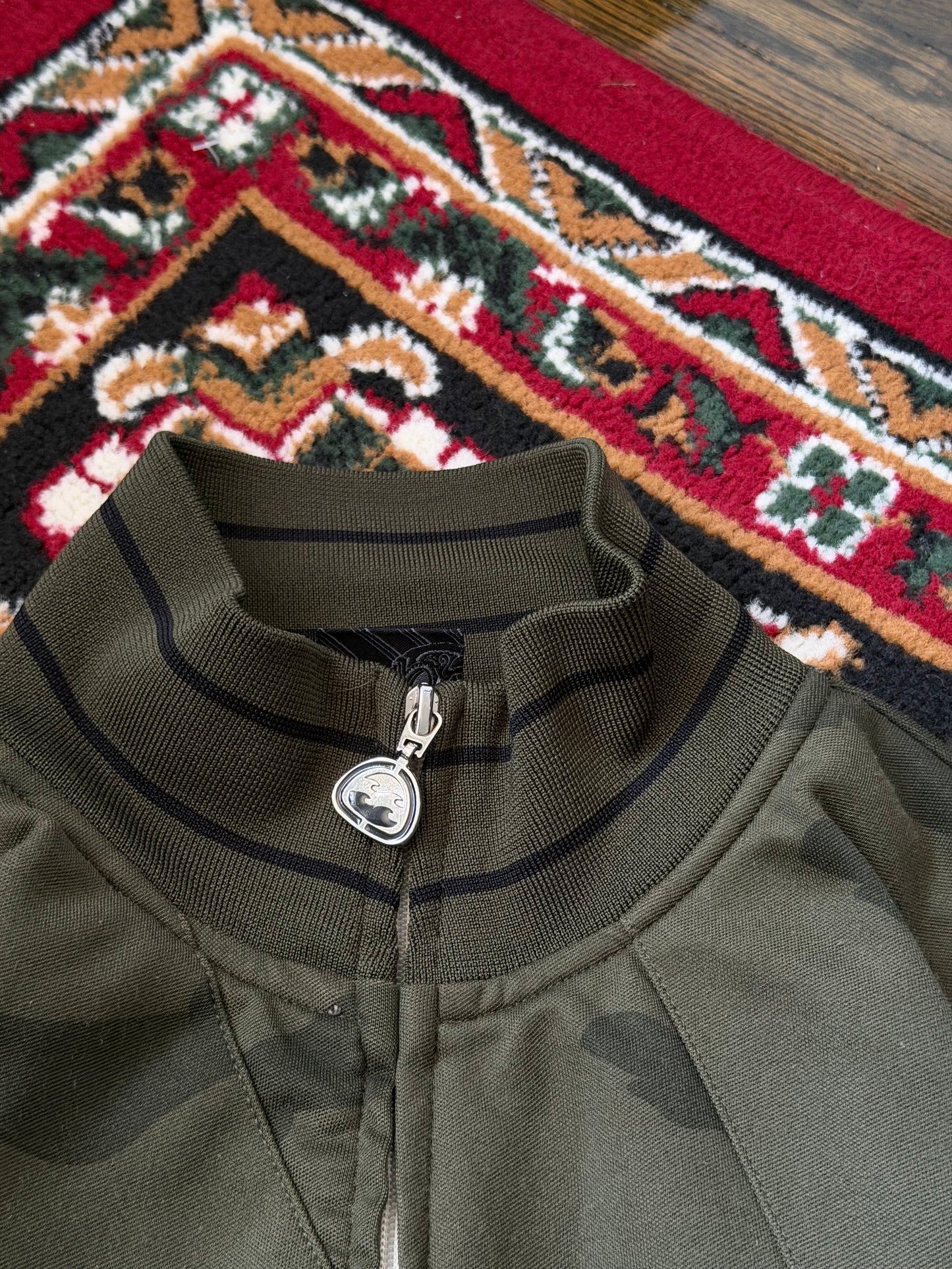 Vintage Billabong Green Track Zip Up Jacket / Sweater