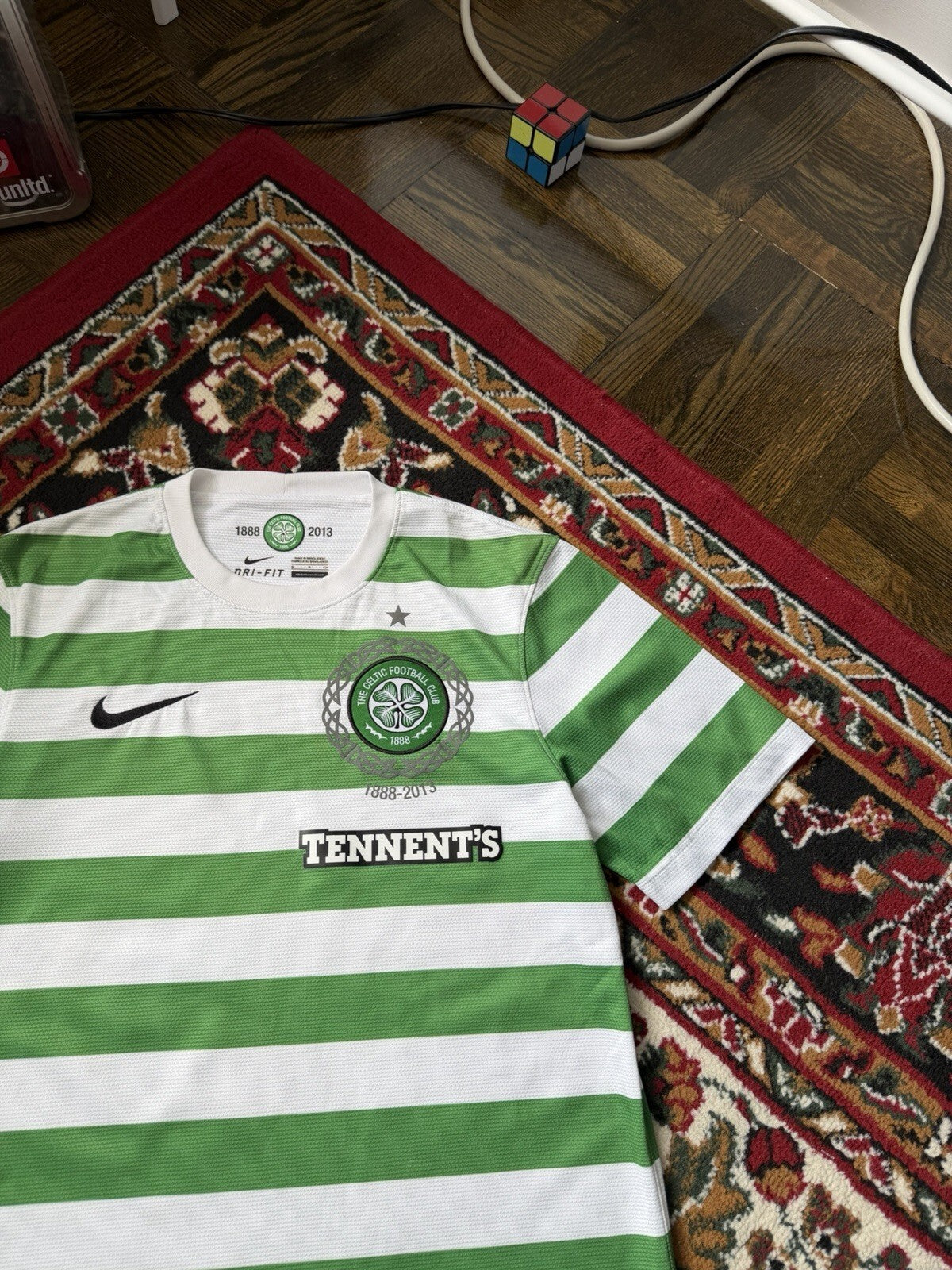 Celtic 2012 2013 Home Shirt Anniversary Football Soccer Jersey Nike Mens Size S