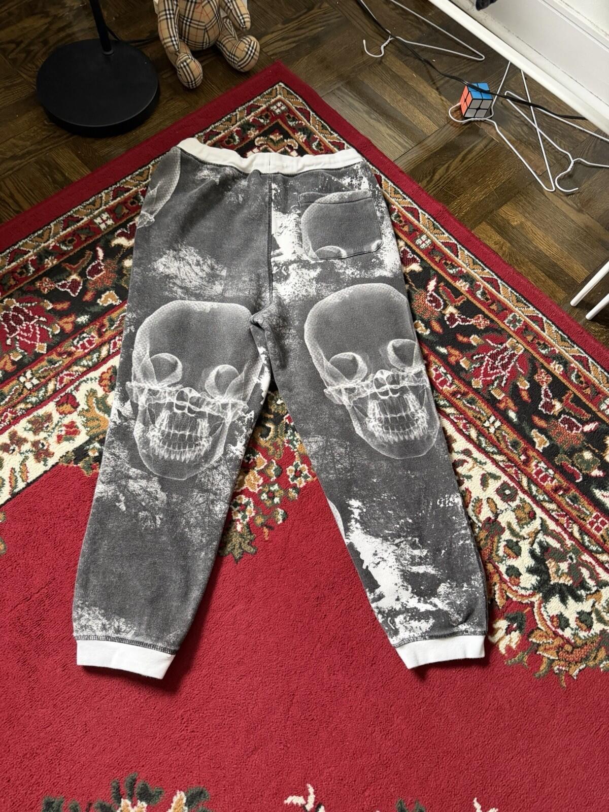 ASAP Worldwide X Russell Athletic Sweatpants White/Black Men’s Size Medium