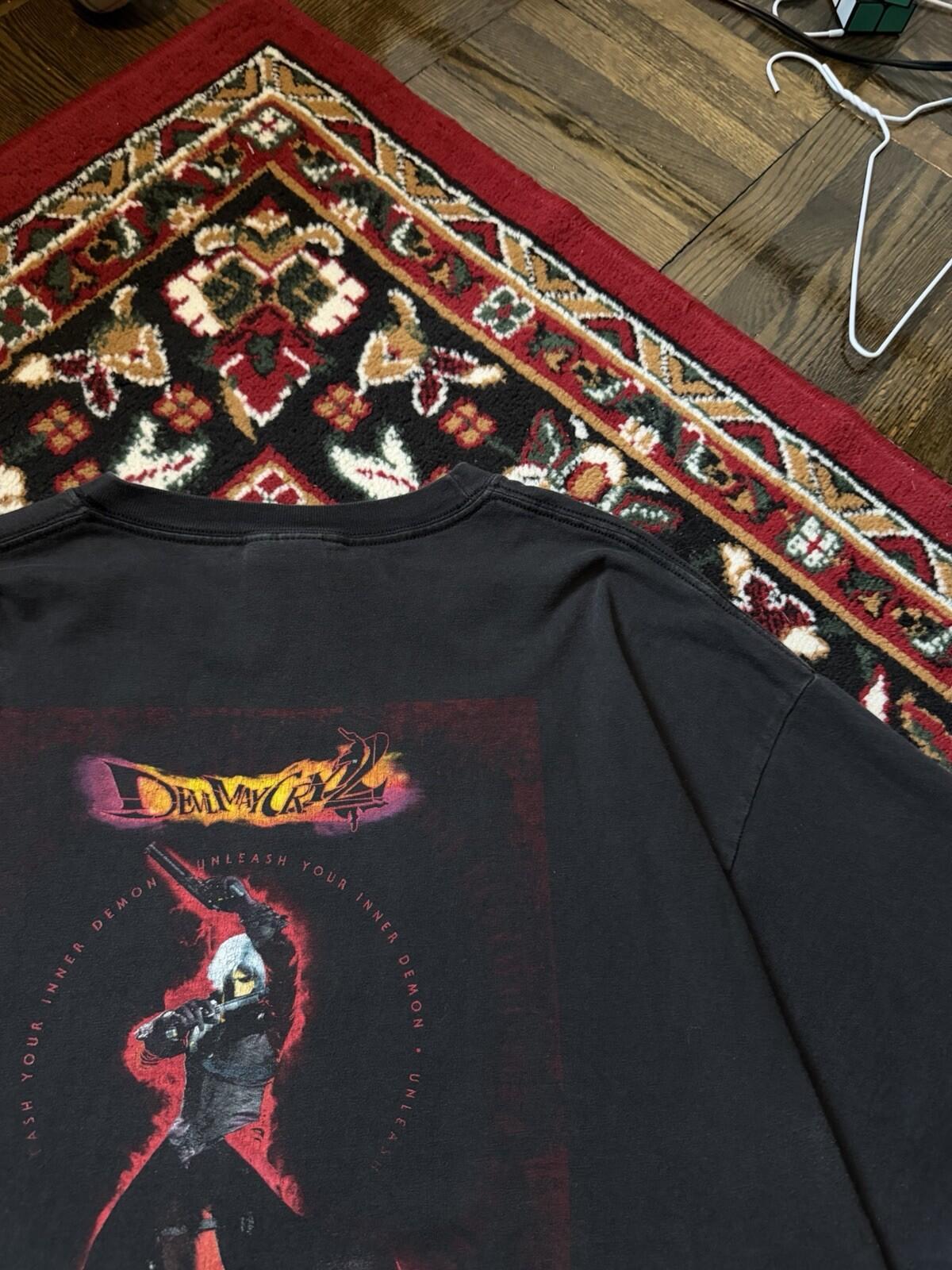 Devil May Cry 2 Shirt Men’s XL Black Capcom Gamer Vintage Promo 00s Video Games