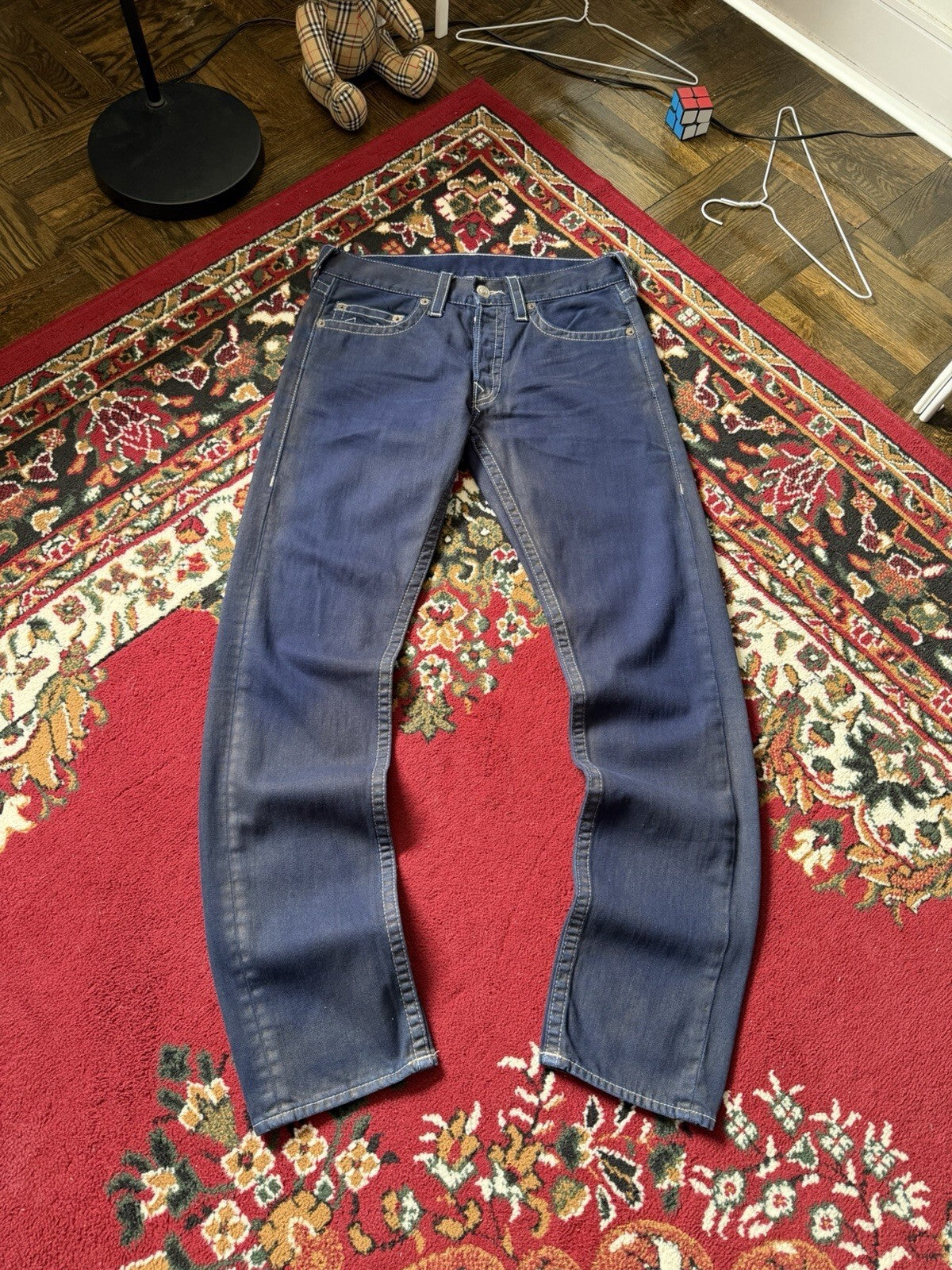 Vintage True Religion Jackson Pants Men Size 32 Blue 90s Y2K