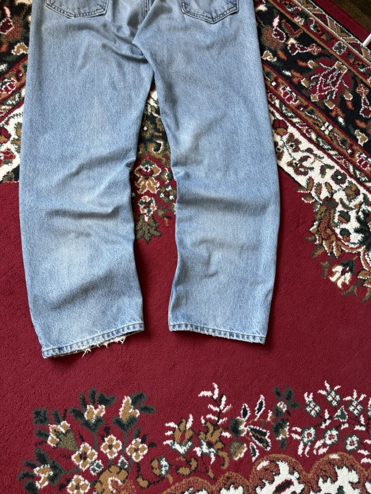 Vintage Carhartt Jeans Mens B480 DPS Denim Tradinional Fit Workwear
