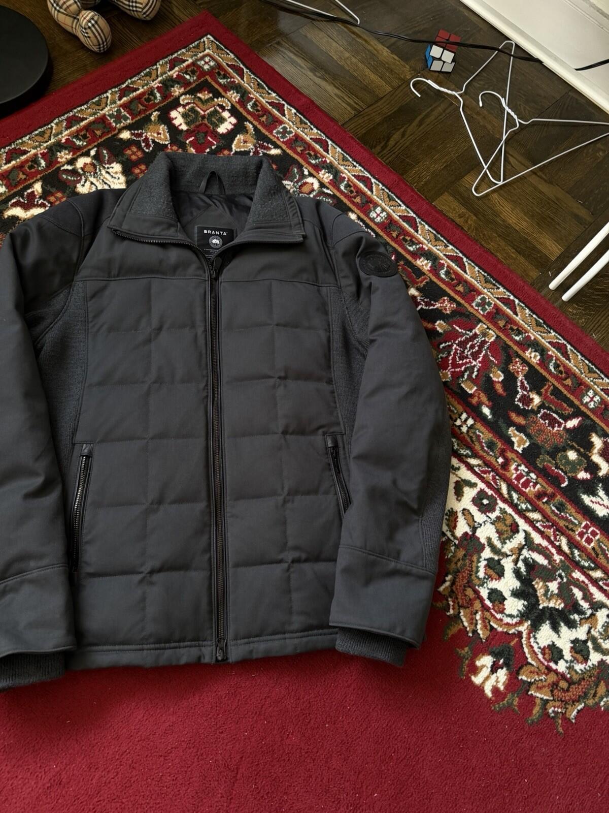 Canada Goose Branta 2721M Down Hybrid Jacket Men's Large Black Made in Canada
