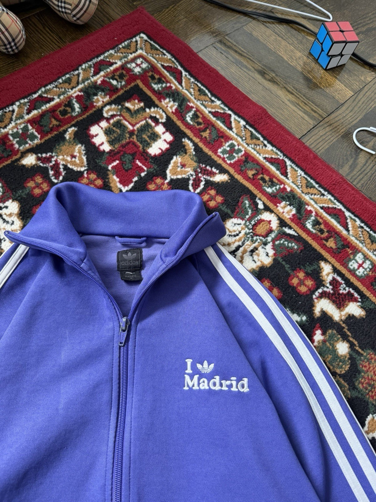 Adidas Real Madrid Jersey Track Jacket Men M Collaboration Limited Edition Rare