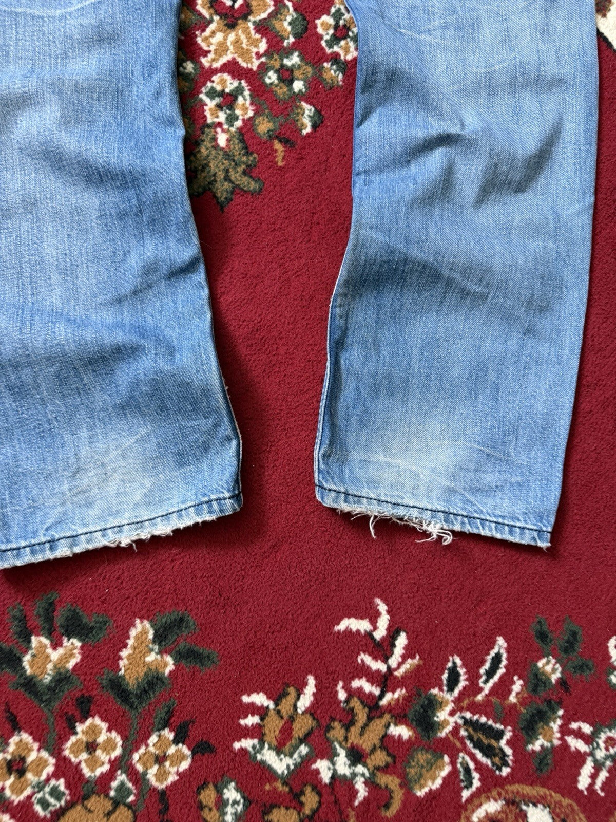 Diesel Safado Distressed Straight Blue Jeans Size 32/32 Vintage Y2K