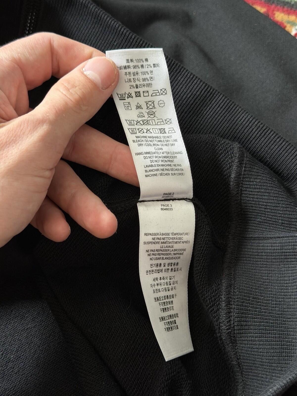 Burberry London Heart Black Full Zip Hoodie Cotton Logo Pockets Size M