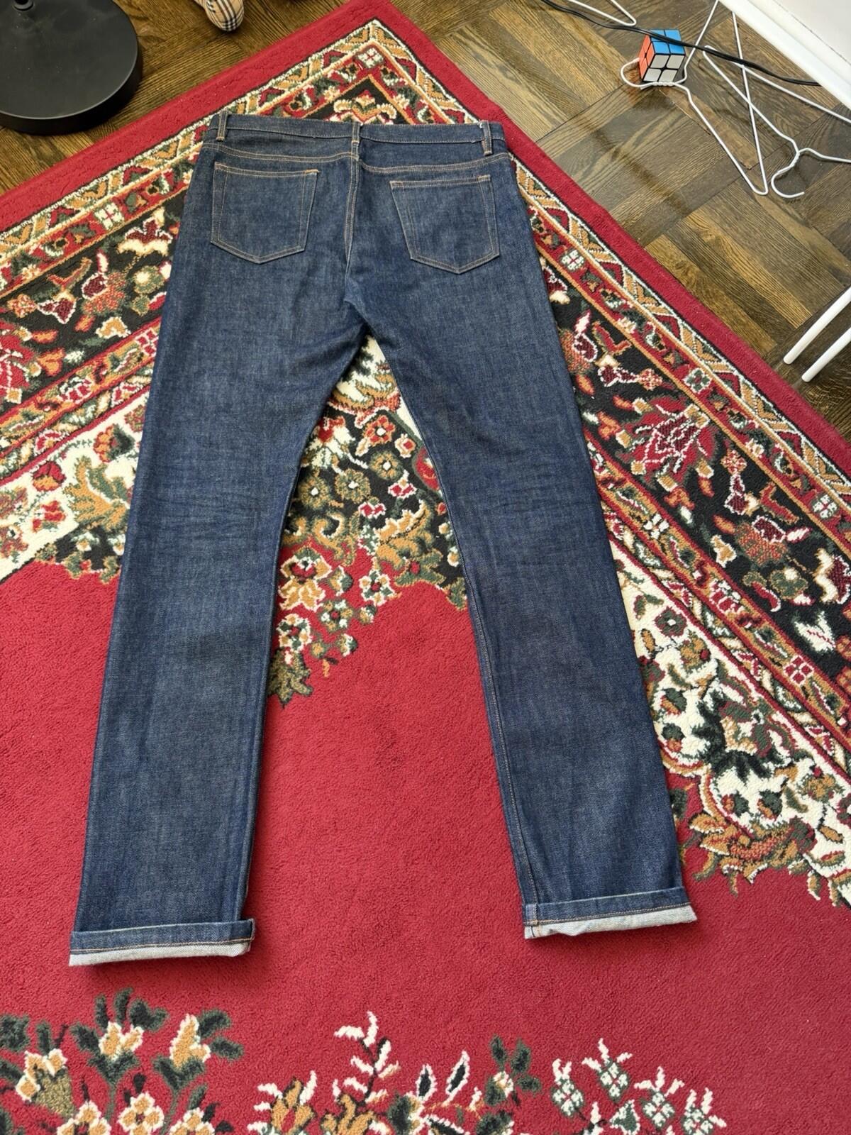 A.P.C. Petite Standard Jean Droit Etroit Size 31 Selvedge Indigo Denim APC