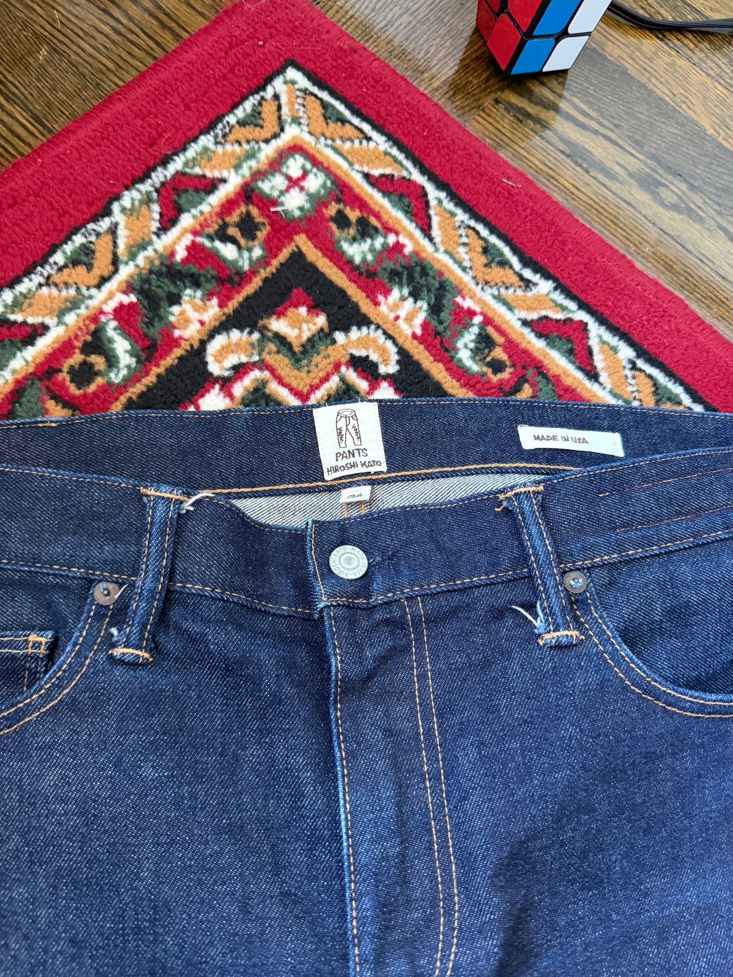Kato By Hiroshi Kato The Needle Skinny Raw Denim Selvedge Jeans
