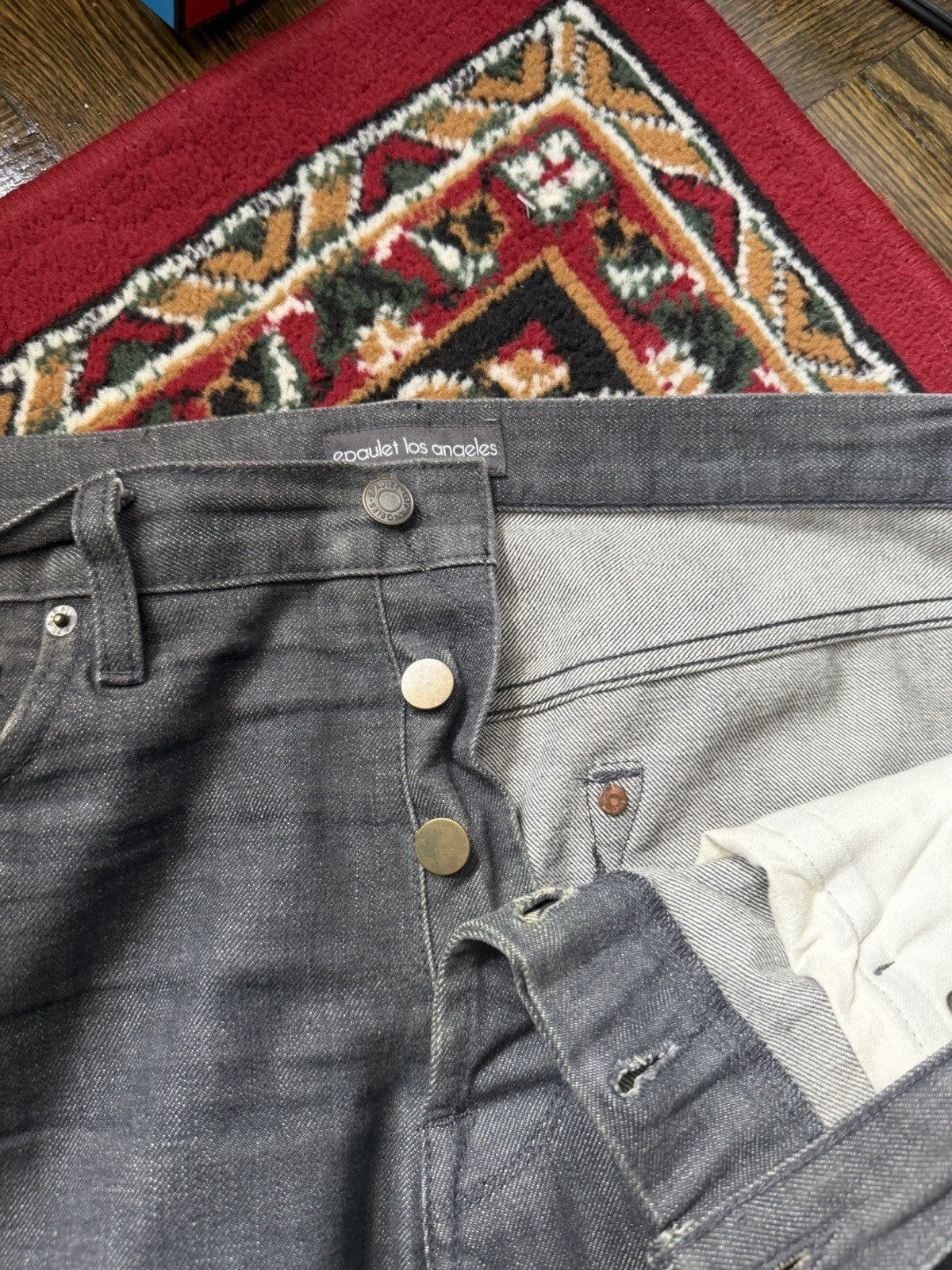 Epaulet Los Angeles Selvedge Red Line Denim Jeans Mens 34x36 Made in USA