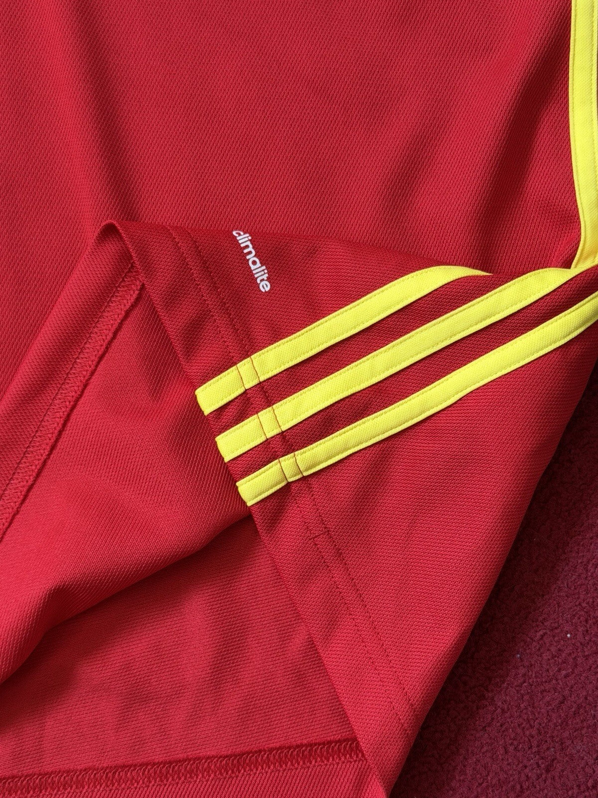 Spain 2015/16 Home Soccer Jersey Football Shirt Adidas Men's Size L