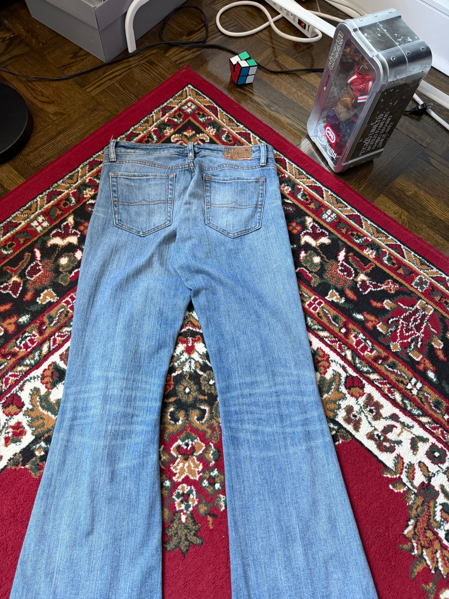 Ralph Lauren Denim & Supply Distressed Flare Jeans Womens