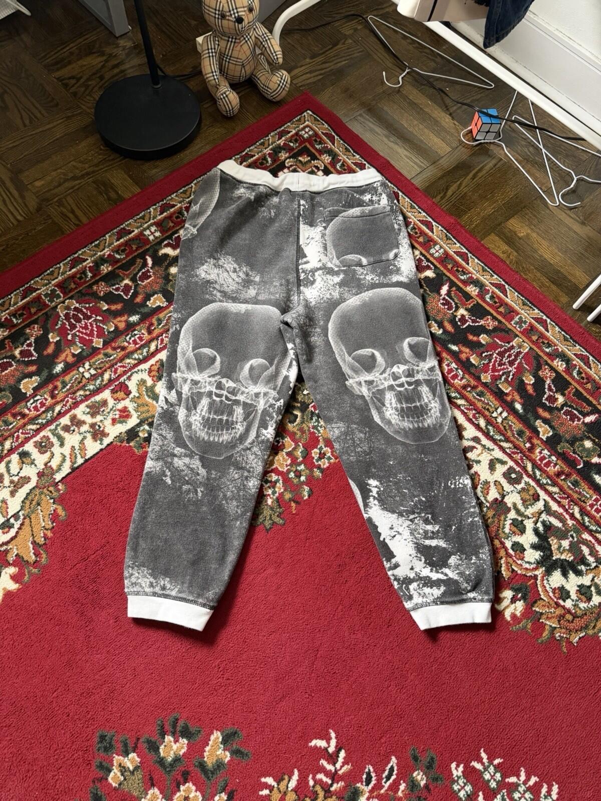 ASAP Worldwide X Russell Athletic Sweatpants White/Black Men’s Size Medium