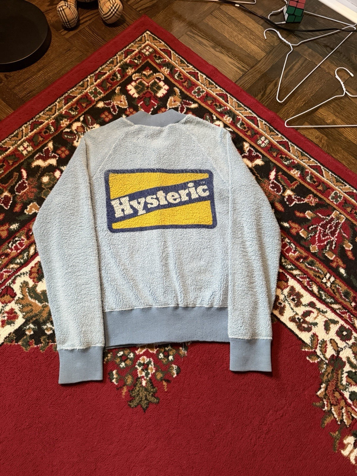 00s Hysteric Glamour Terry Varsity Track Jacket Full Zip Sweater